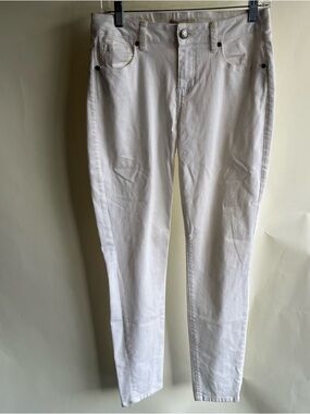 Cabi Jeans Sz 4 Women’s Skinny White Ants Trousers Sz 4 Women’s EUC